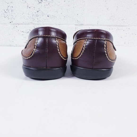 Johnston & Murphy Men's Brown Leather Casual Slip On Loafer Shoes  Size 8.5 - Picture 5 of 10